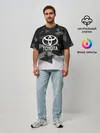 Мужская футболка оверсайз / Toyota sport geometry