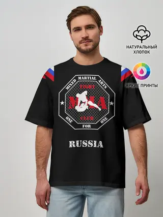 Мужская футболка оверсайз / MMA