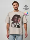 Мужская футболка оверсайз / Леон