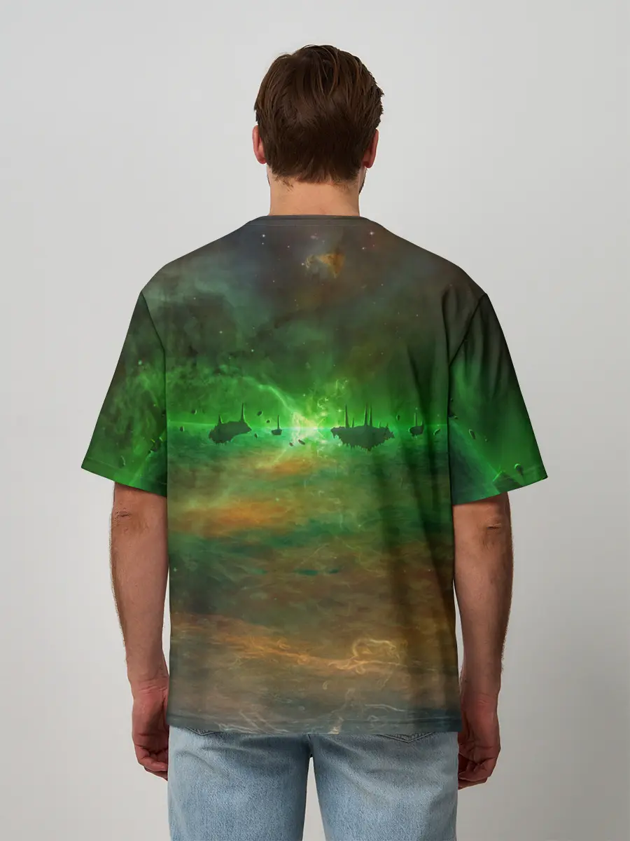 Мужская футболка оверсайз / BLACK MESA | HALF-LIFE