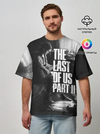 Мужская футболка оверсайз / the last of us part 2 | tlou2