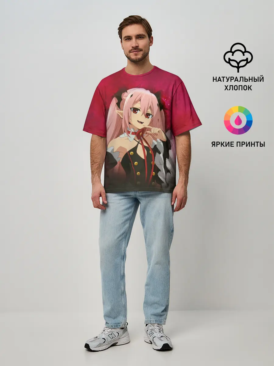 Мужская футболка оверсайз / Krul