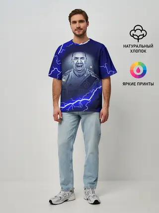 Мужская футболка оверсайз / Златан Ибрагимович | ZLATAN