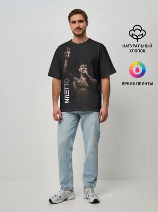 Мужская футболка оверсайз / NILETTO