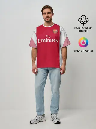 Мужская футболка оверсайз / Aubameyang home 18-19