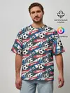 Мужская футболка оверсайз / FOOTBALL