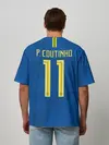 Мужская футболка оверсайз / Coutinho away WC 2018