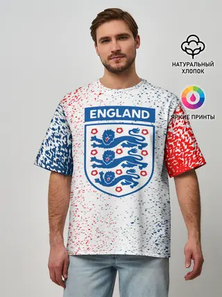 Мужская футболка оверсайз / Сборная Англии