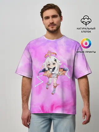 Мужская футболка оверсайз / Genshin Impact