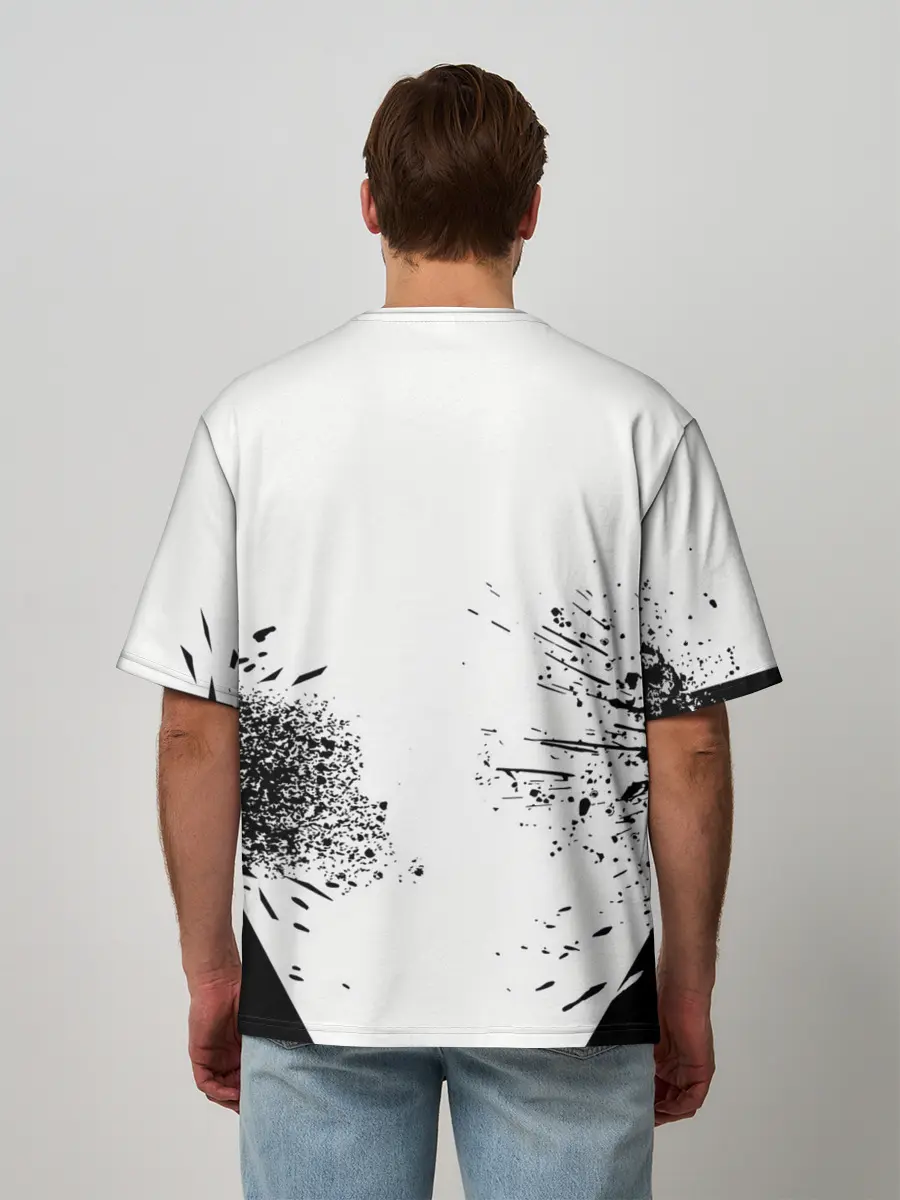 Мужская футболка оверсайз / KIZARU: HAUNTED FAMILY.