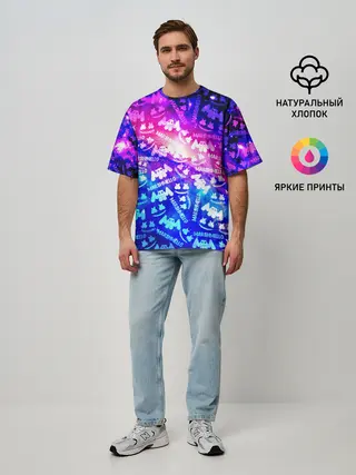 Мужская футболка оверсайз / MARSMELLO