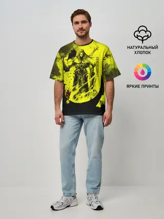 Мужская футболка оверсайз / Darksiders