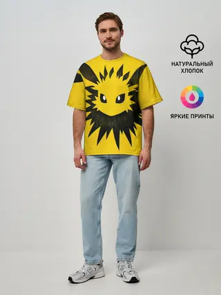 Мужская футболка оверсайз / Pokemon