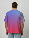 Мужская футболка оверсайз / ЯРКИЙ ГРДИЕНТ