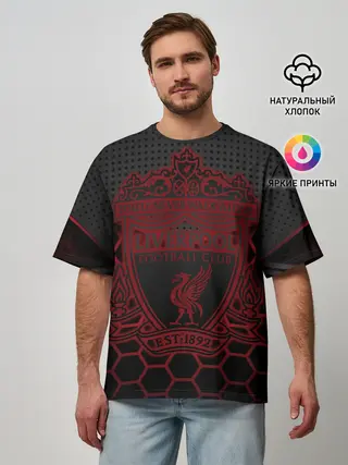 Мужская футболка оверсайз / Liverpool F.C.