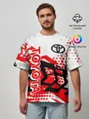 Мужская футболка оверсайз / Toyota