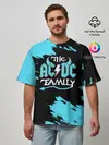 Мужская футболка оверсайз / The AC/DC famely