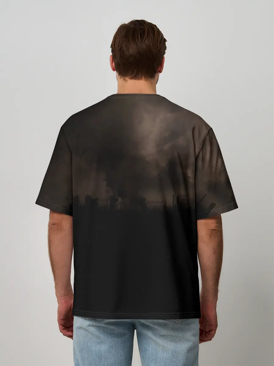 Мужская футболка оверсайз / Чернобыль 6