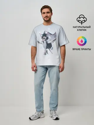 Мужская футболка оверсайз / Shinobu Kochou