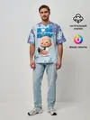 Мужская футболка оверсайз / Boss Baby / Босс Молокосос
