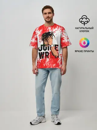Мужская футболка оверсайз / Juice WRLD.