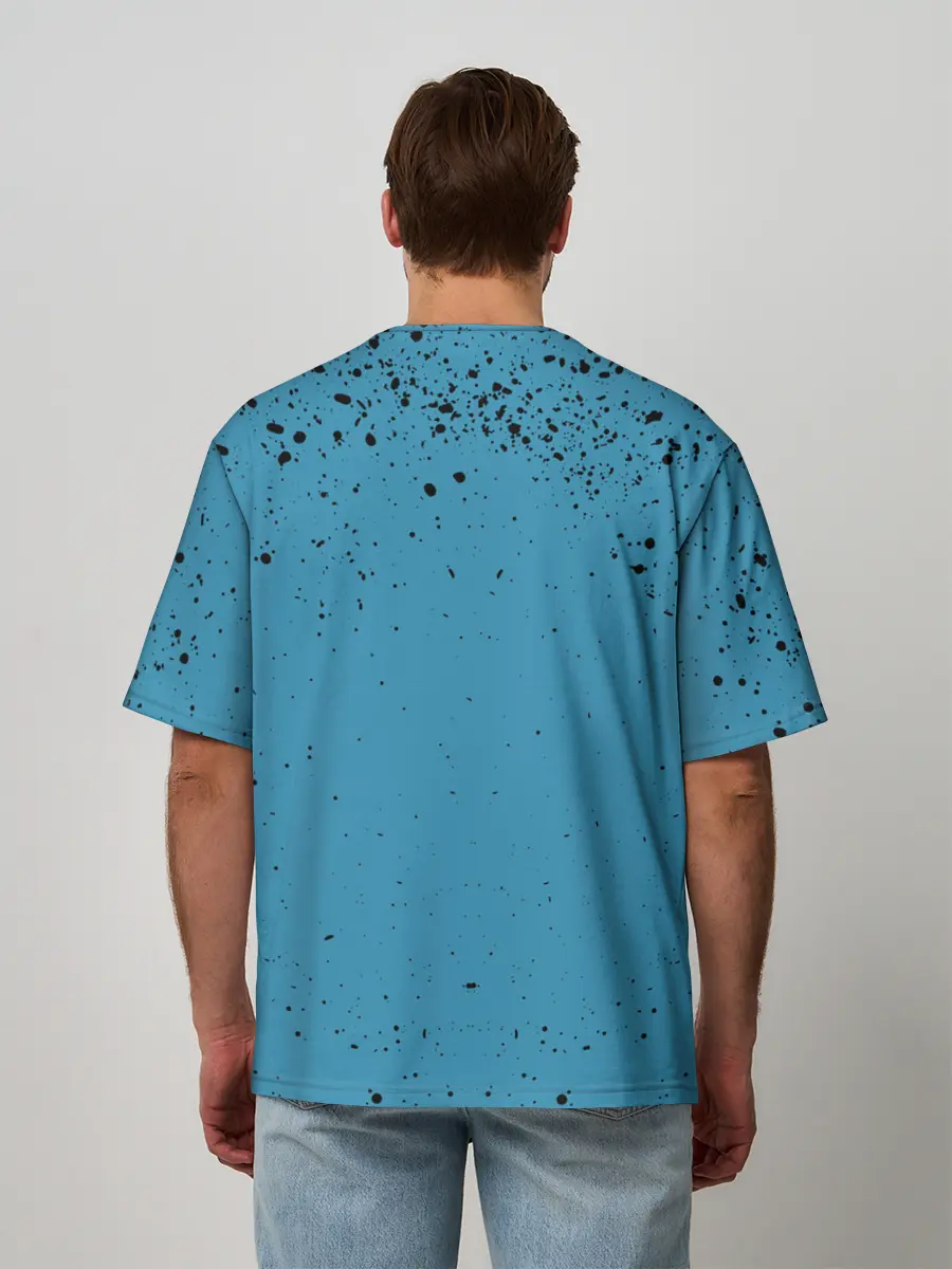 Мужская футболка оверсайз / Space Invaders | Mind Game