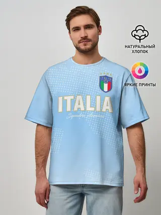 Мужская футболка оверсайз / Сборная Италии