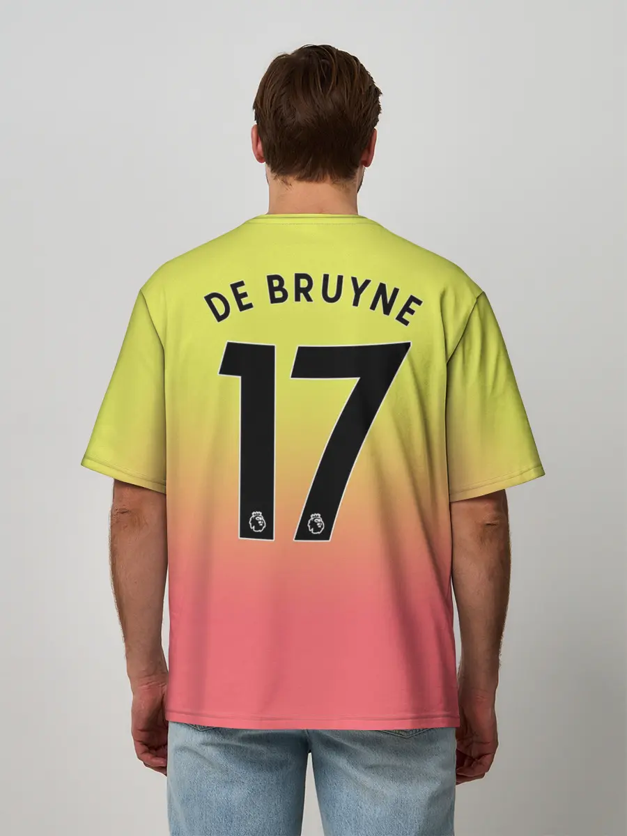Мужская футболка оверсайз / De Bruyne third 19-20