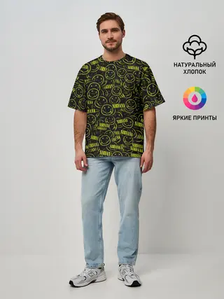 Мужская футболка оверсайз / Нирвана
