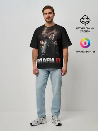 Мужская футболка оверсайз / Мафиозное братство