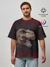 Мужская футболка оверсайз / T-REX | Динозавр | Dino