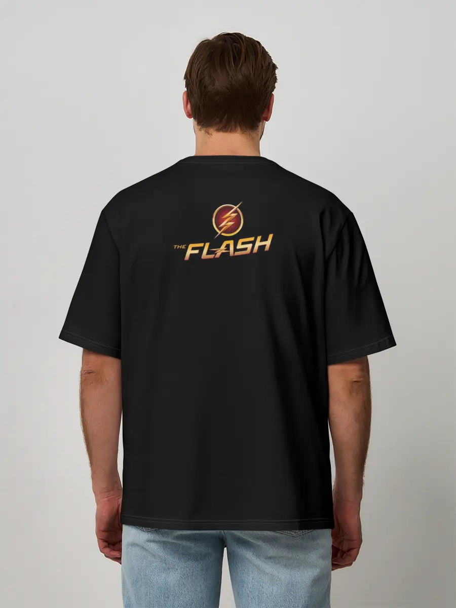 Мужская футболка оверсайз / The Flash