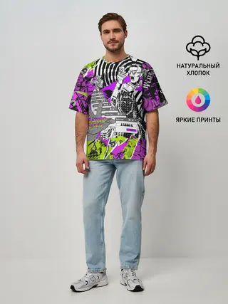 Мужская футболка оверсайз / Watch Dogs: Legion