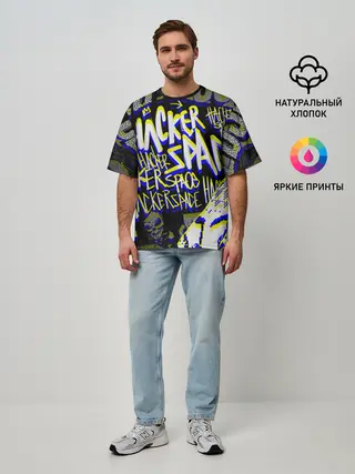 Мужская футболка оверсайз / DED SEC