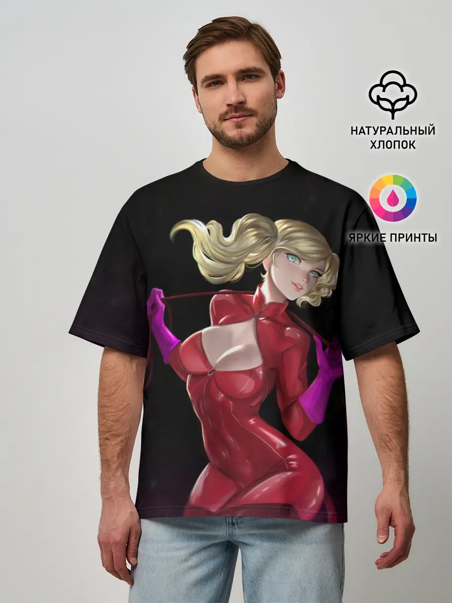 Мужская футболка оверсайз / Sweet Takamaki