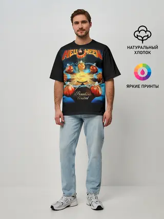 Мужская футболка оверсайз / Helloween