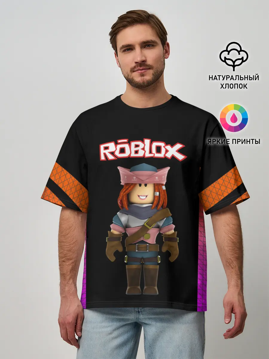 Мужская футболка оверсайз / ROBLOX | РОБЛОКС