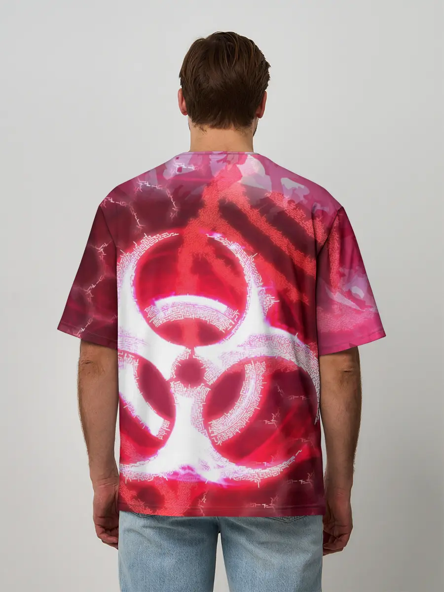 Мужская футболка оверсайз / Plague Inc LB