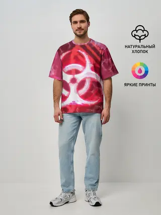 Мужская футболка оверсайз / Plague Inc LB