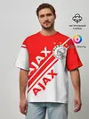 Мужская футболка оверсайз / FC AJAX AMSTERDAM / ФК АЯКС