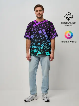 Мужская футболка оверсайз / ROBLOX | РОБЛОКС
