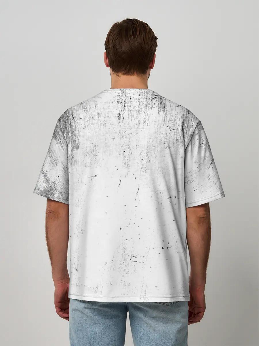 Мужская футболка оверсайз / Все как у людей