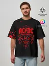 Мужская футболка оверсайз / AC/DC