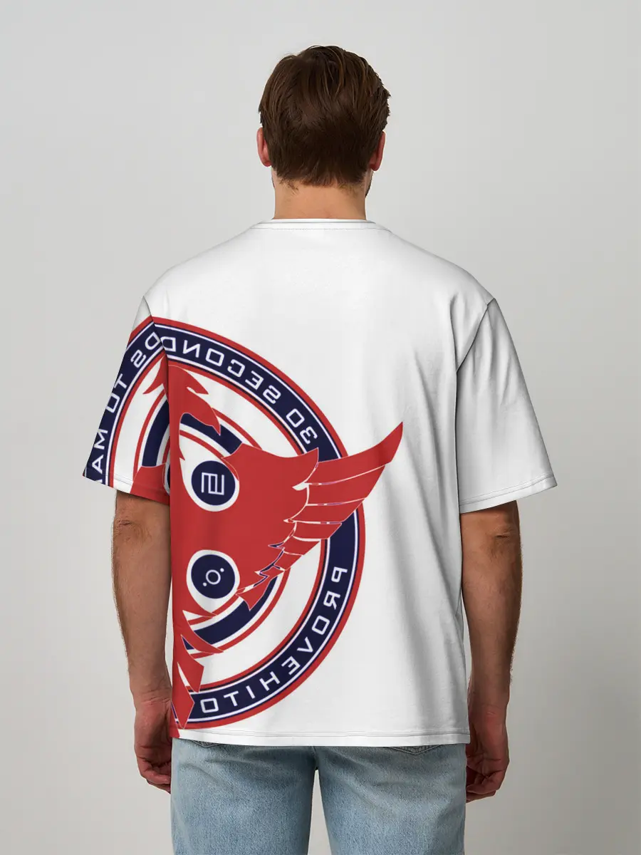 Мужская футболка оверсайз / 30 Seconds to Mars