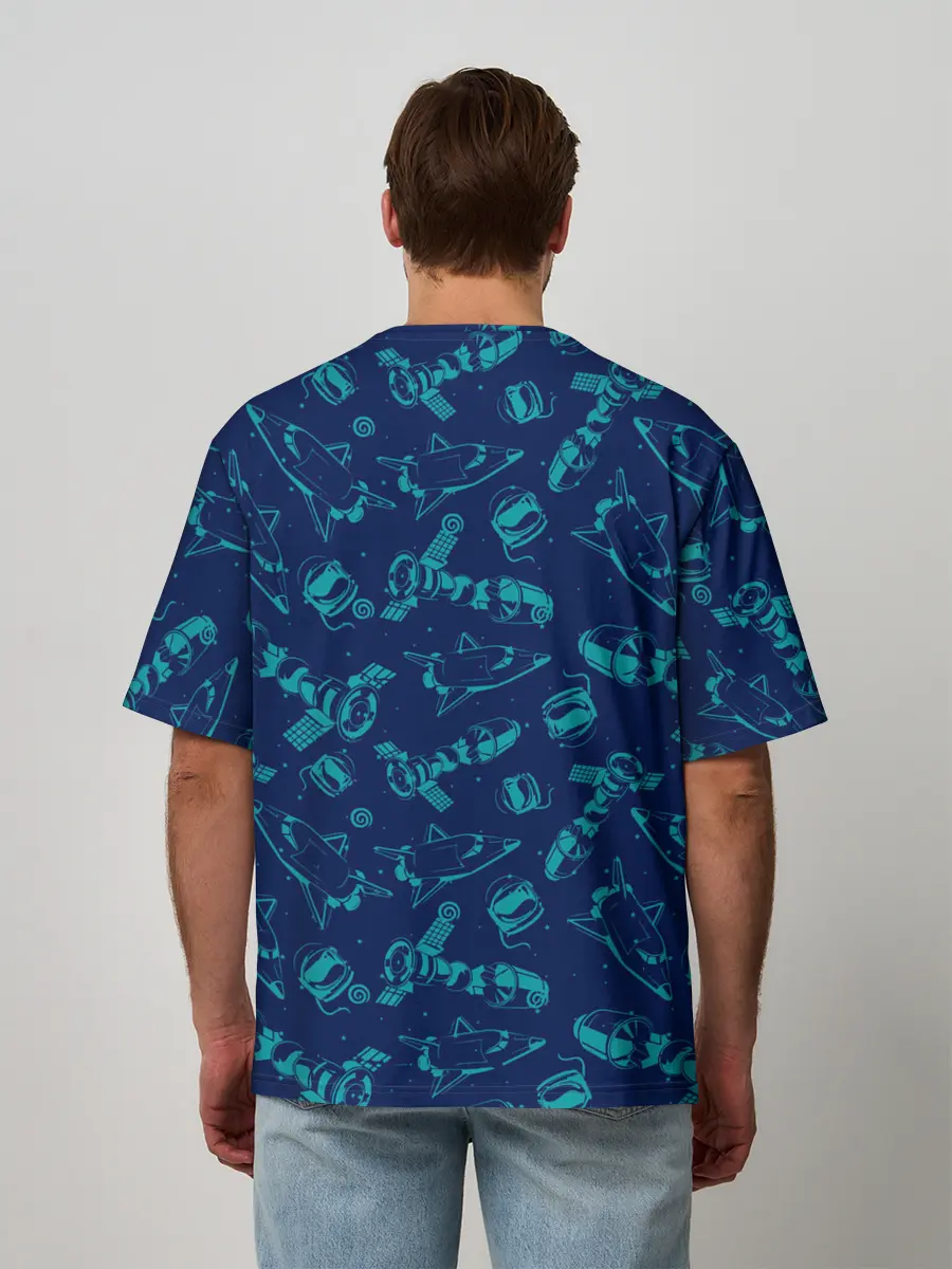 Мужская футболка оверсайз / NASA