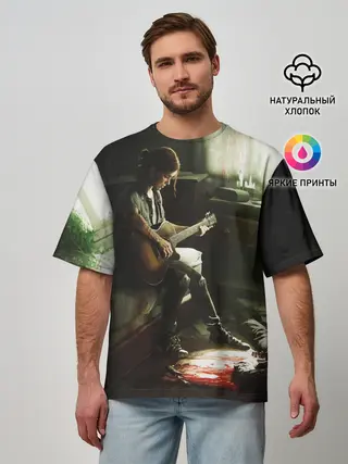 Мужская футболка оверсайз / ЛАСТ ОФ АС 2 ЭЛЛИ