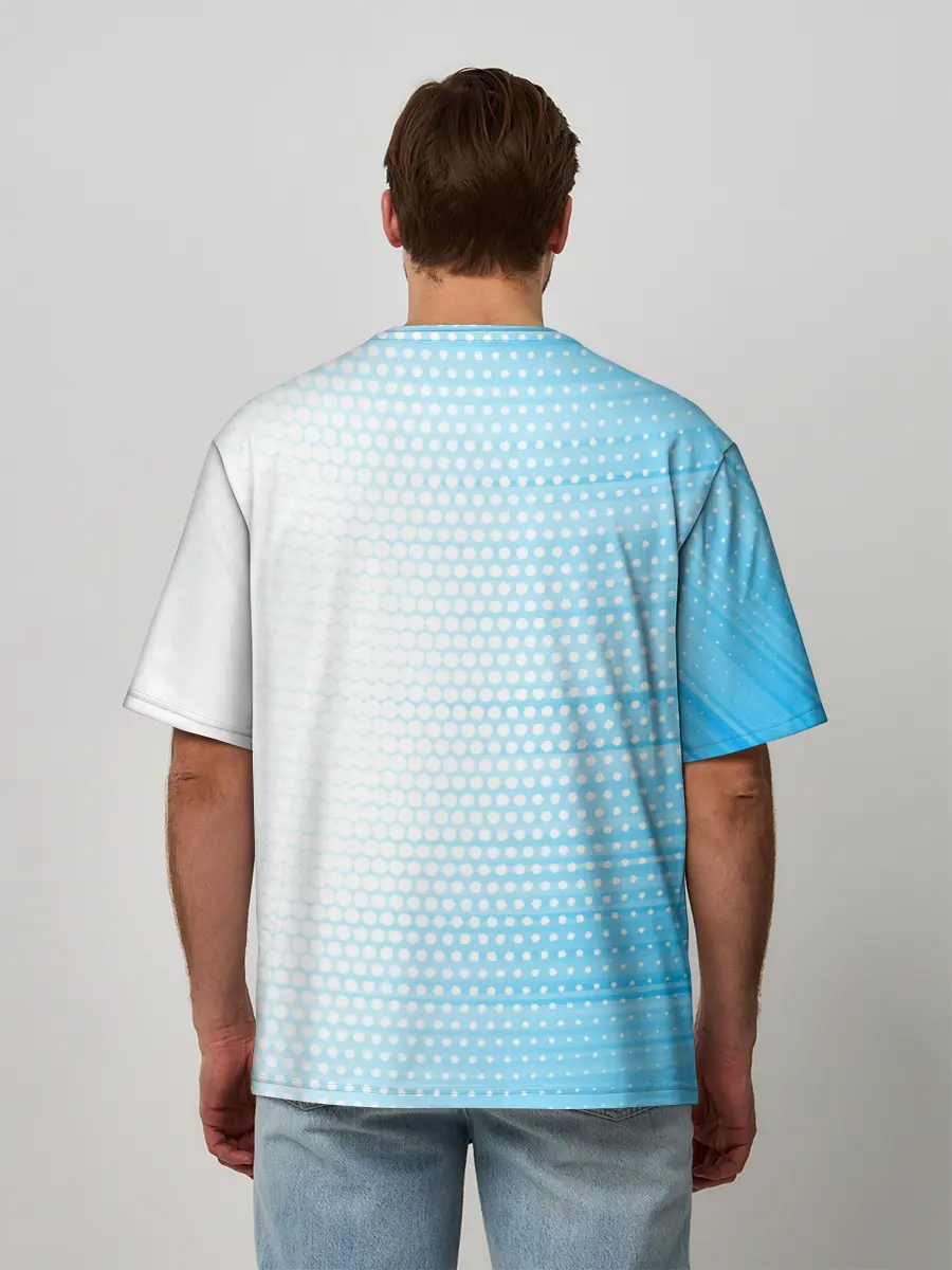 Мужская футболка оверсайз / Эден Азар