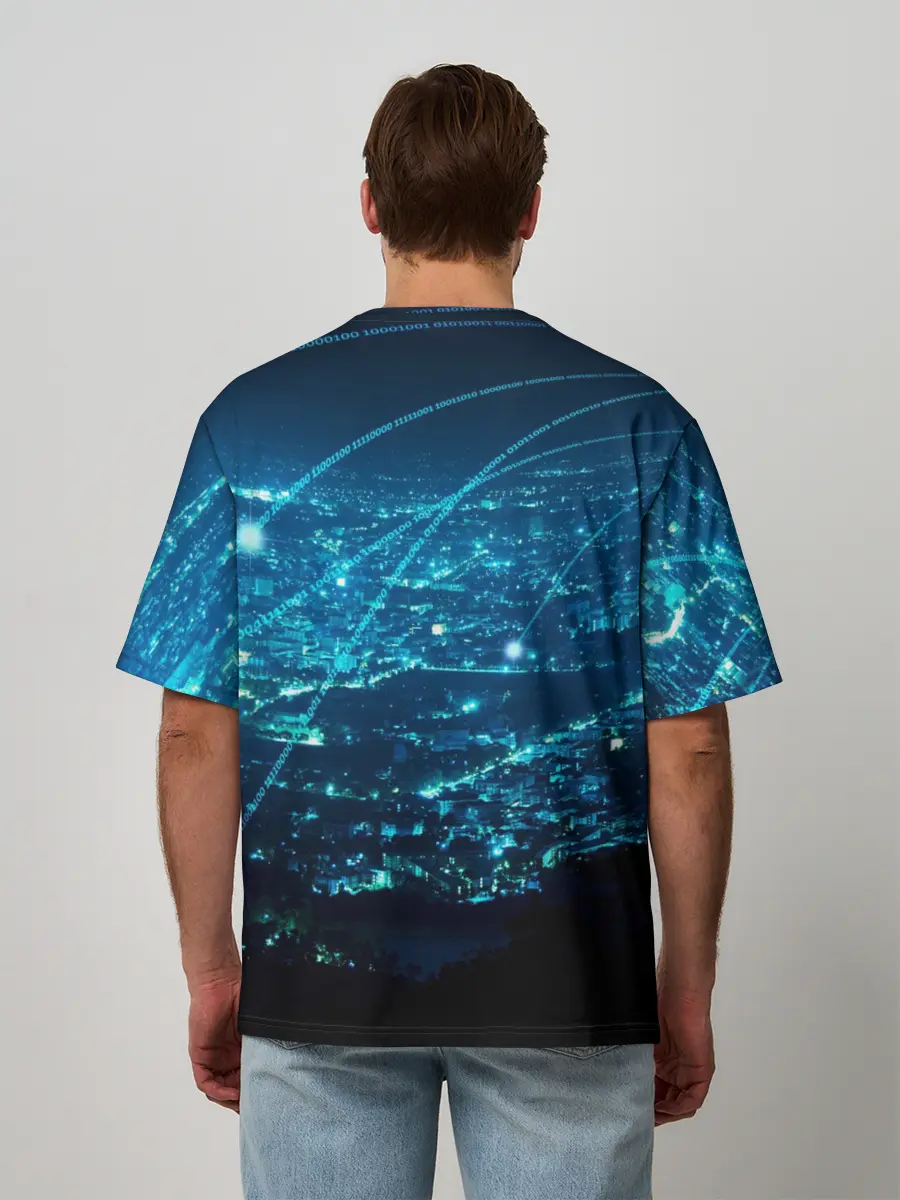 Мужская футболка оверсайз / Detroit:become human