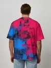 Мужская футболка оверсайз / Буря красок