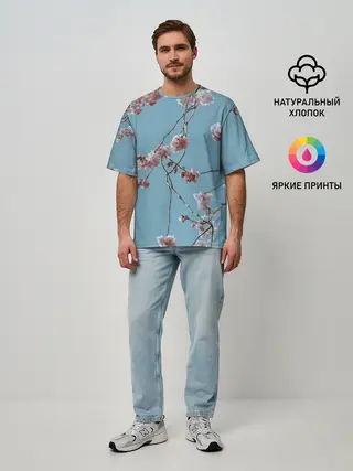 Мужская футболка оверсайз / Весна
